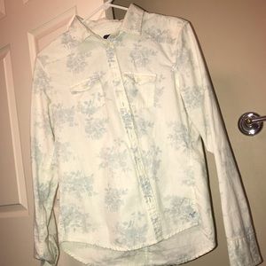 2 for $13! American eagle flower button down